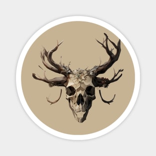 Cool Deer skull Magnet